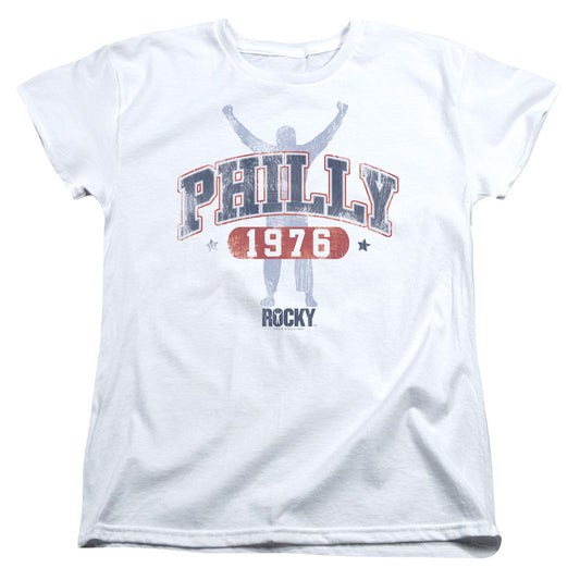 Rocky Philly 1976 Womens T Shirt White