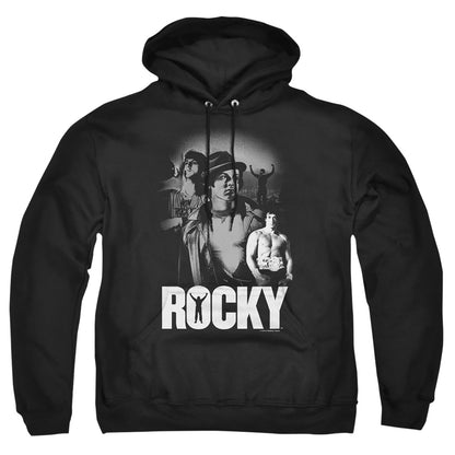 Rocky Making Of A Champ Mens Hoodie Black Officially Licensed