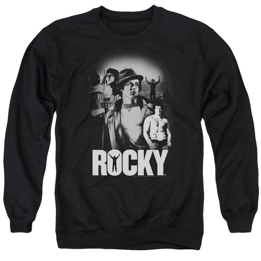 Rocky Making Of A Champ Mens Crewneck Sweatshirt Black