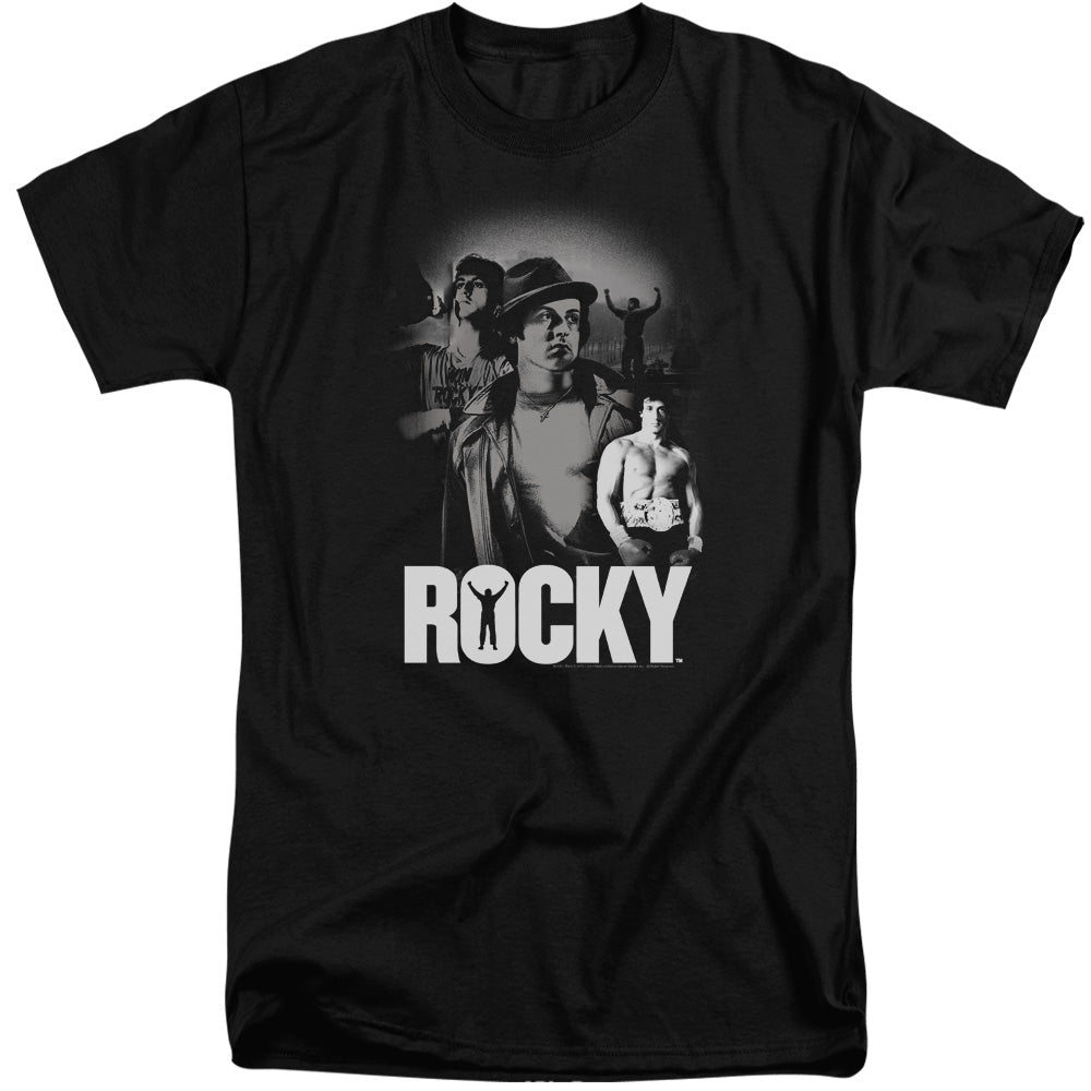 Rocky Making Of A Champ Mens Tall T Shirt Black Officially Licensed