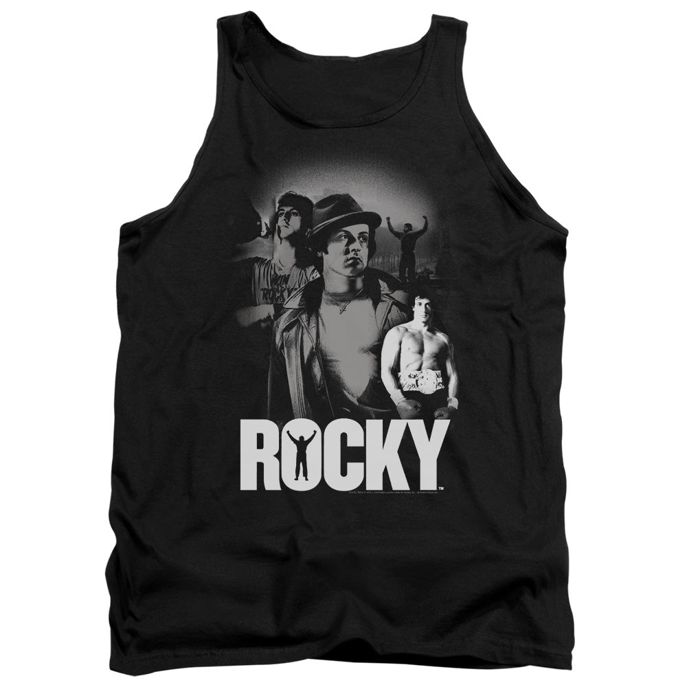 Rocky Making Of A Champ Mens Tank Top Shirt Black