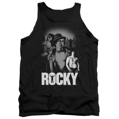 Rocky Making Of A Champ Mens Tank Top Shirt Black