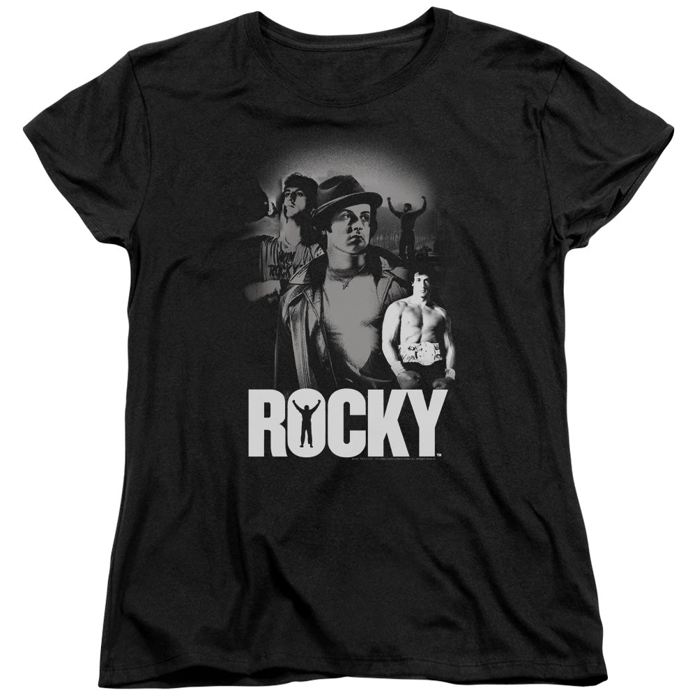 Rocky Making Of A Champ Womens T Shirt Black