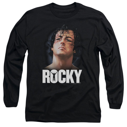 Rocky The Champ Mens Long Sleeve Shirt Black