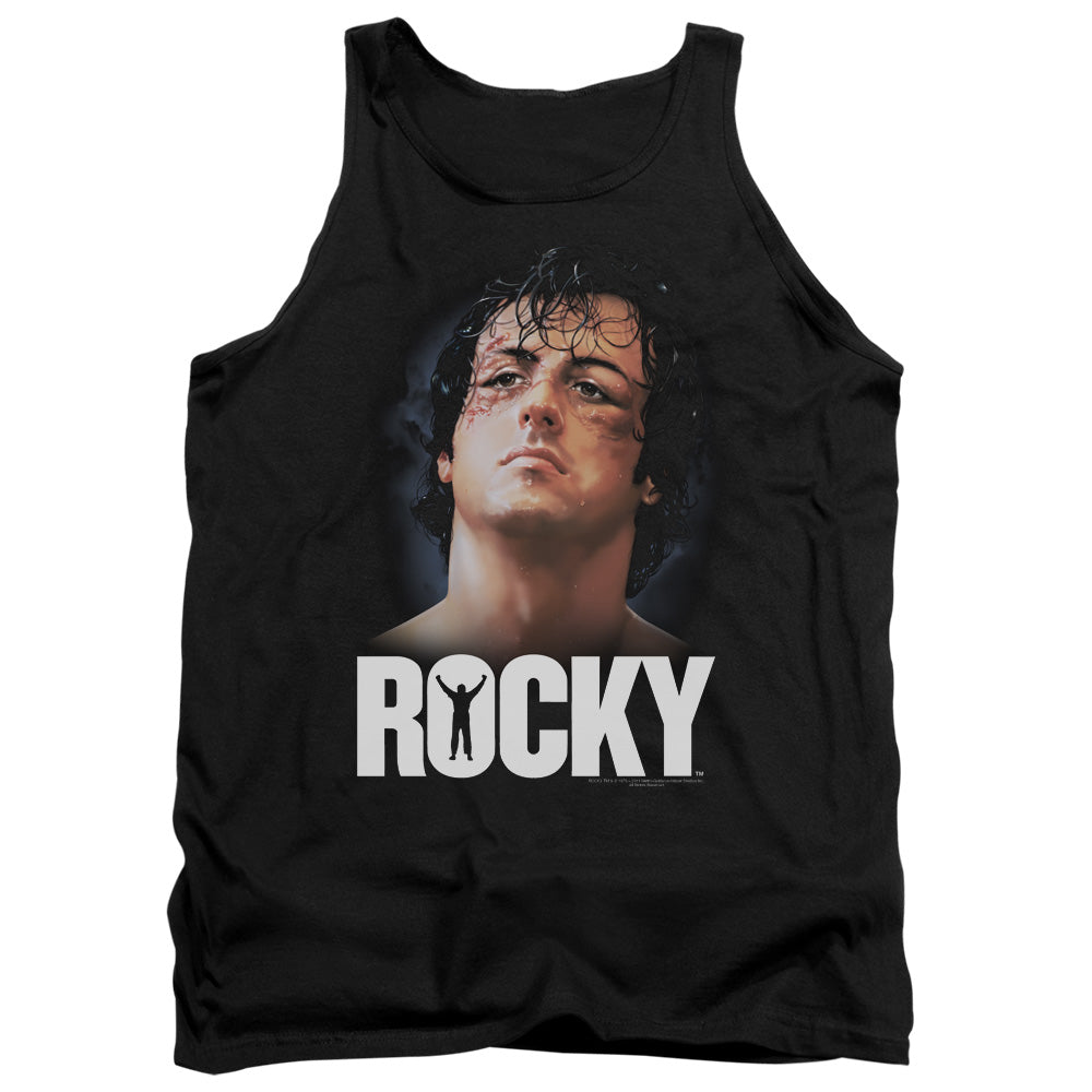 Rocky The Champ Mens Tank Top Shirt Black