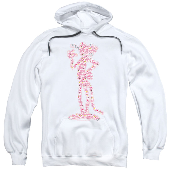 Pink Panther Heads Mens Hoodie White