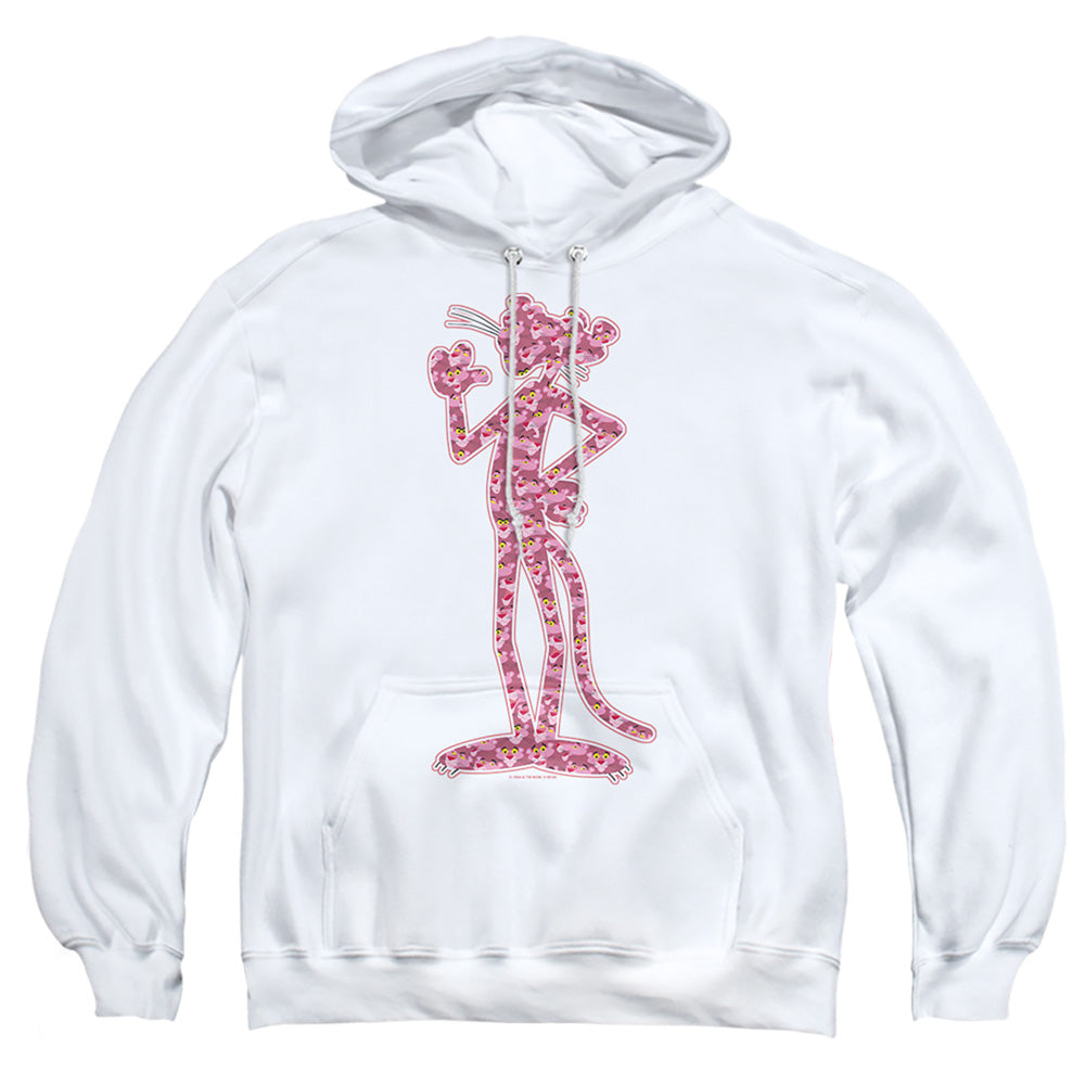 Pink Panther Heads Mens Hoodie White