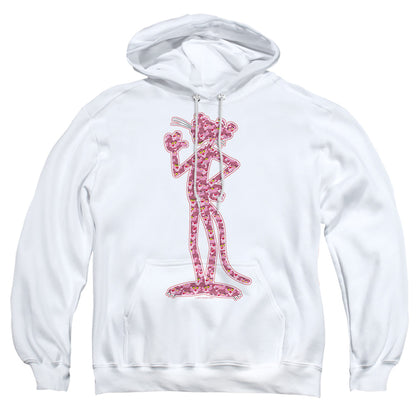 Pink Panther Heads Mens Hoodie White