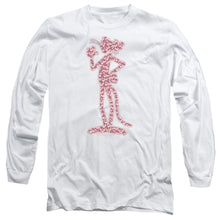 Load image into Gallery viewer, Pink Panther Heads Mens Long Sleeve Shirt White