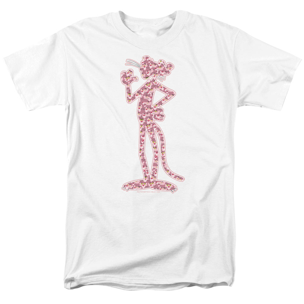 Pink Panther Heads Mens T Shirt White