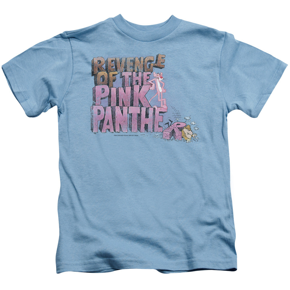 Pink Panther Revenge Juvenile Kids Youth T Shirt Carolina Blue