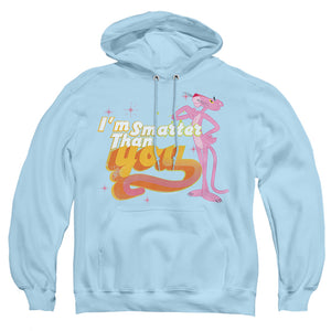 Pink Panther Art Cat Mens Hoodie Light Blue