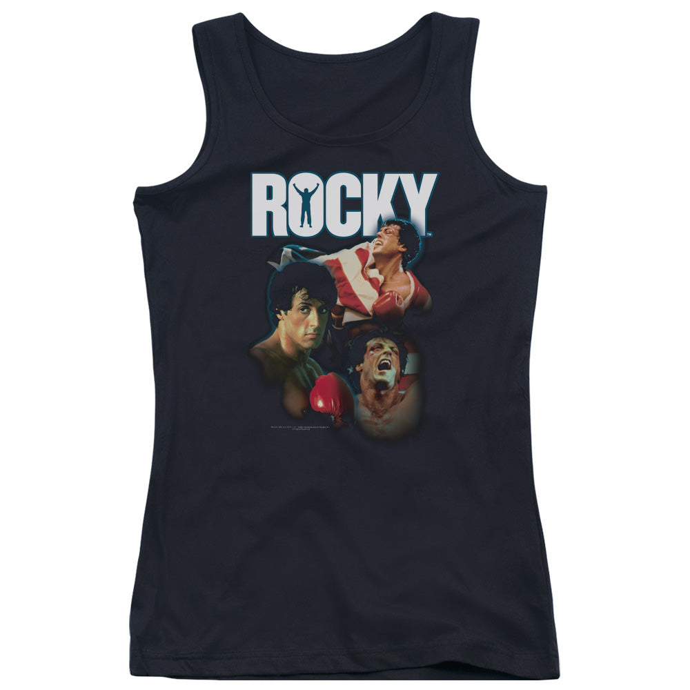 Rocky I Did It Womens Tank Top Shirt Black