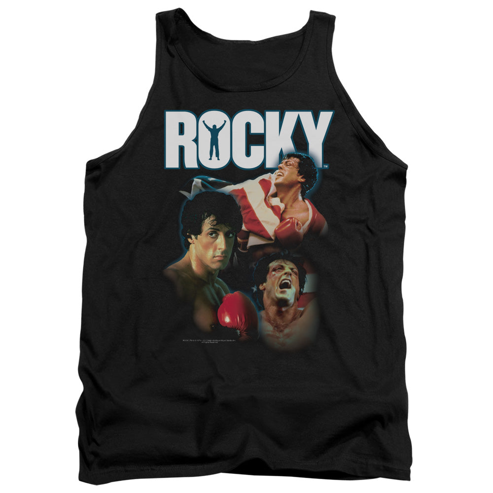 Rocky I Did It Mens Tank Top Shirt Black