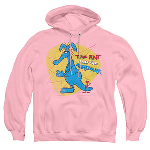 Pink Panther Ant And Aardvark Mens Hoodie Pink