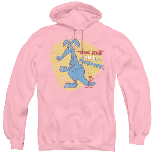 Pink Panther Ant And Aardvark Mens Hoodie Pink