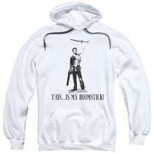 Load image into Gallery viewer, Army Of Darkness Boomstick! Mens Hoodie White