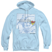 Load image into Gallery viewer, Army Of Darkness Shop S Mart Mens Hoodie Light Blue