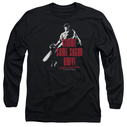 Army Of Darkness Sugar Mens Long Sleeve Shirt Black