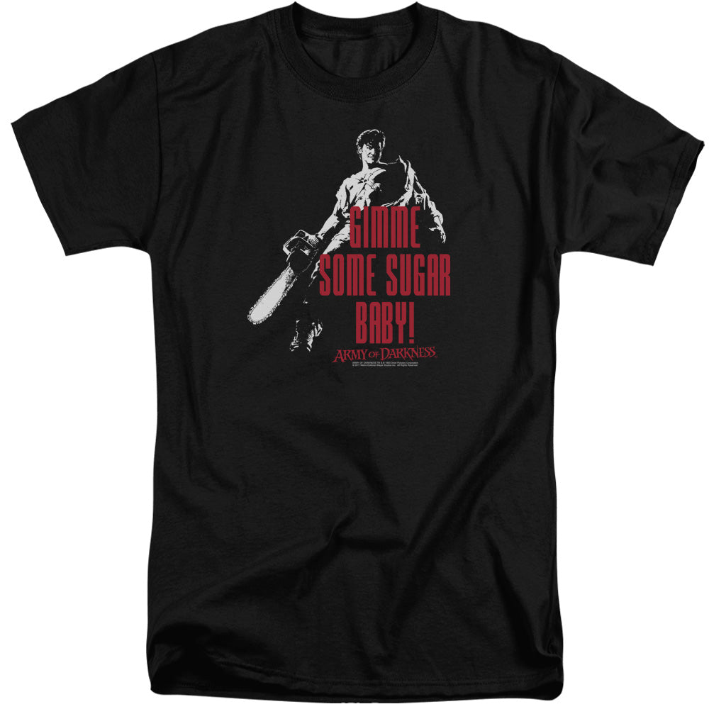 Army Of Darkness Sugar Mens Tall T Shirt Black