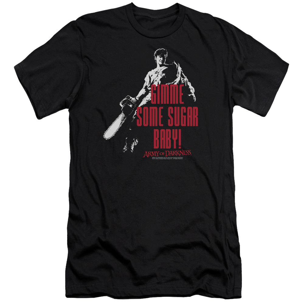 Army Of Darkness Sugar Premium Bella Canvas Slim Fit Mens T Shirt Black