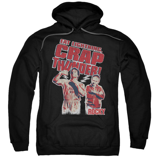 Rocky Eat Lightning Mens Hoodie Black