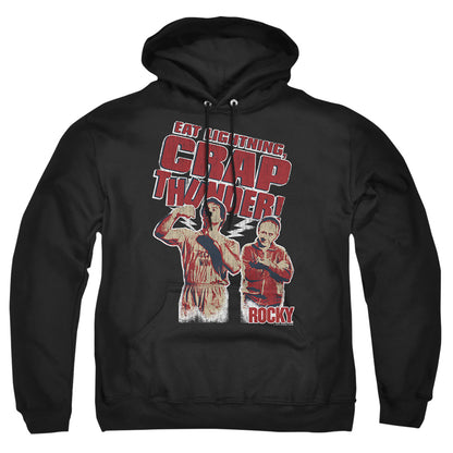Rocky Eat Lightning Mens Hoodie Black Officially Licensed