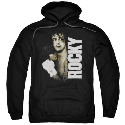 Rocky Painted Rocky Mens Hoodie Black