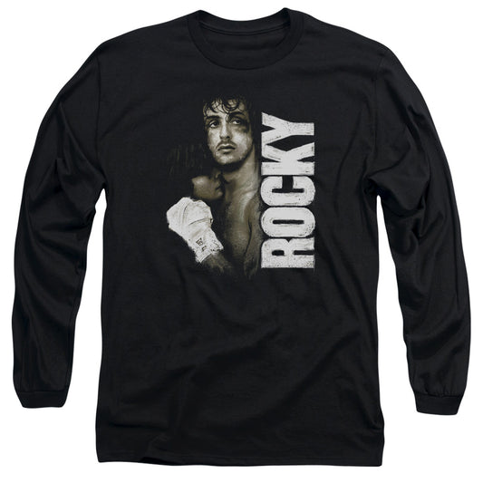 Rocky Painted Rocky Mens Long Sleeve Shirt Black