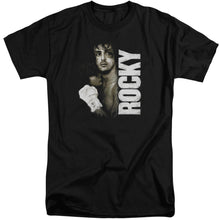 Load image into Gallery viewer, Rocky Painted Rocky Mens Tall T Shirt Black