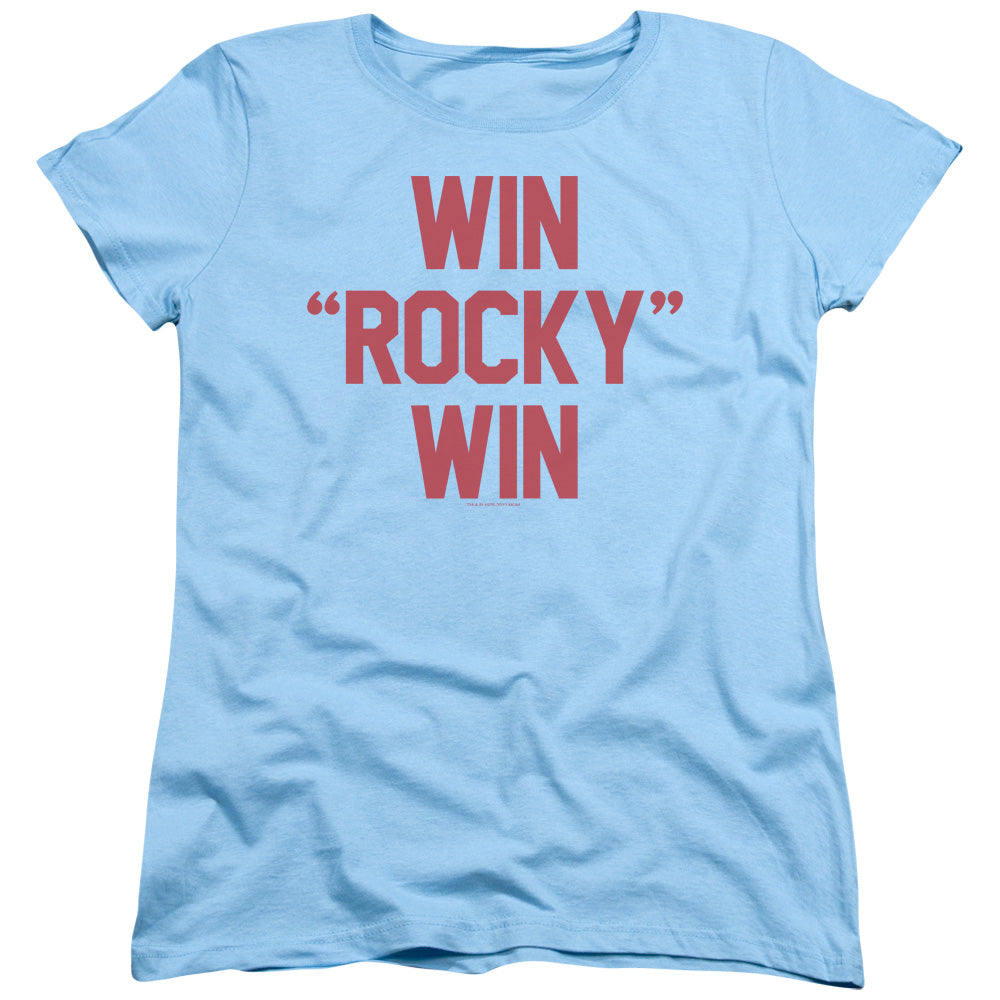 Rocky Win Rocky Win Womens T Shirt Light Blue