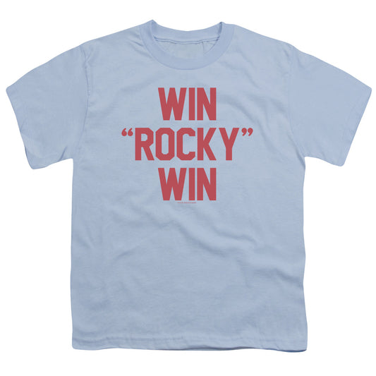 Rocky Win Rocky Win Kids Youth T Shirt Light Blue