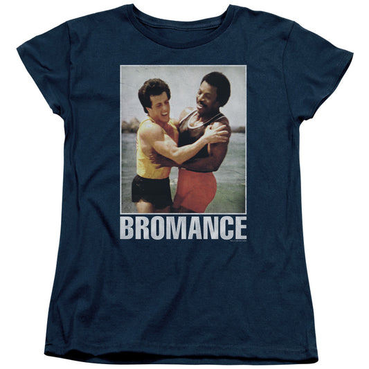 Rocky Bromance Womens T Shirt Navy Blue