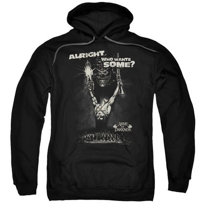 Army Of Darkness Want Some Mens Hoodie Black