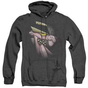 Pink Panther Ooth Panther Mens Heather Hoodie Black