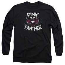 Load image into Gallery viewer, Pink Panther Spray Panther Mens Long Sleeve Shirt Black