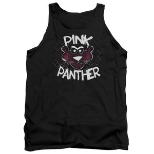 Pink Panther Spray Panther Mens Tank Top Shirt Black