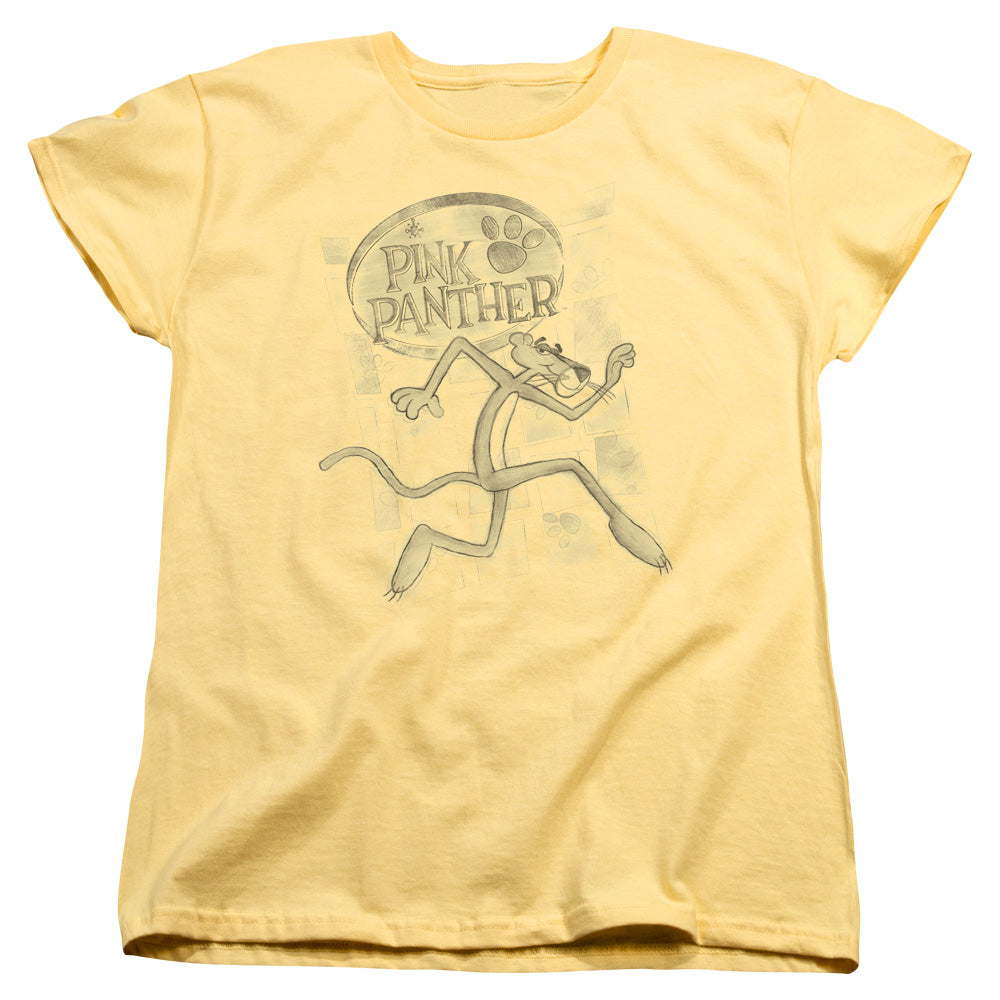 Pink Panther Catch Me Womens T Shirt Banana