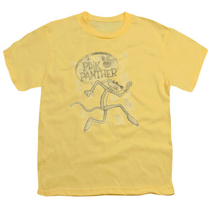 Pink Panther Catch Me Kids Youth T Shirt Banana