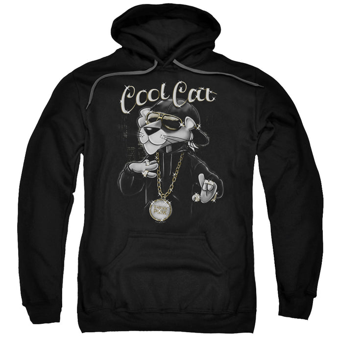 Pink Panther Cool Cat Mens Hoodie Black