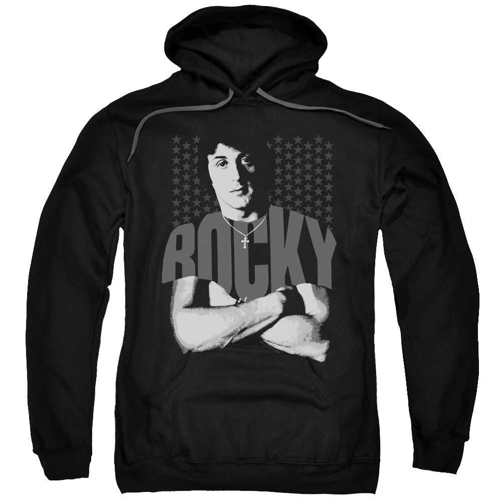 Rocky Shirt Mens Hoodie Black