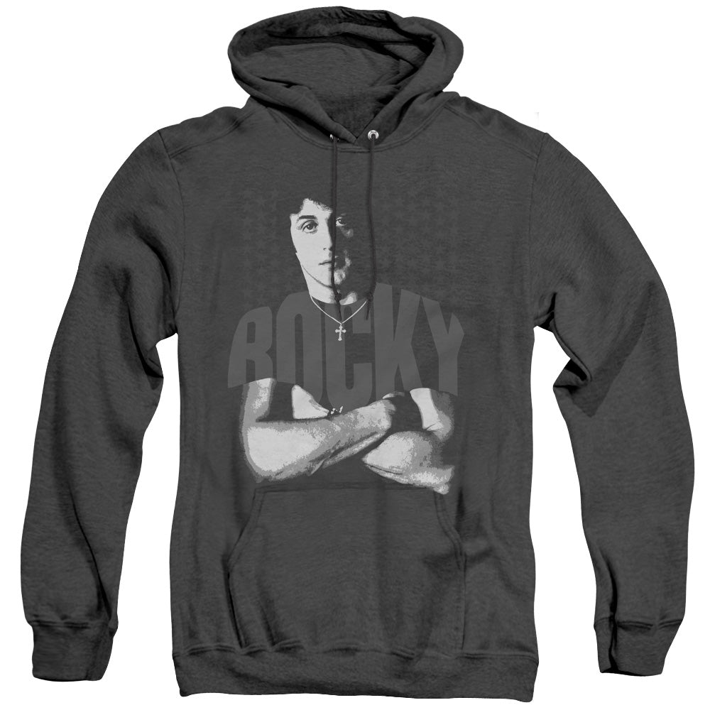 Rocky Shirt Heather Mens Hoodie Black