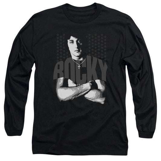Rocky Shirt Mens Long Sleeve Shirt Black