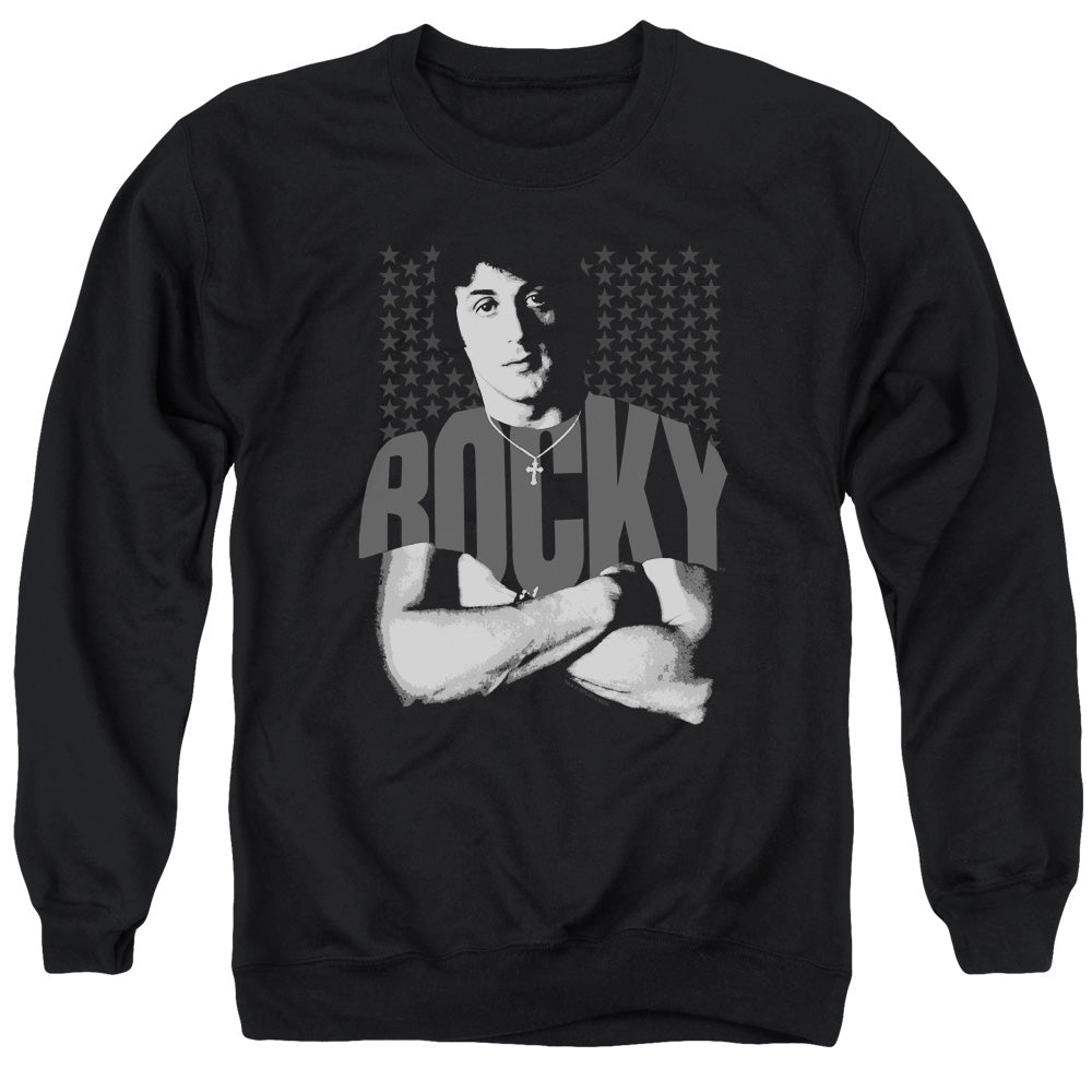 Rocky Shirt Mens Crewneck Sweatshirt Black