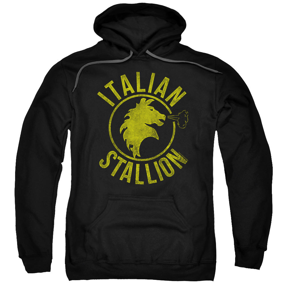 Rocky Italian Stallion Horse Mens Hoodie Black