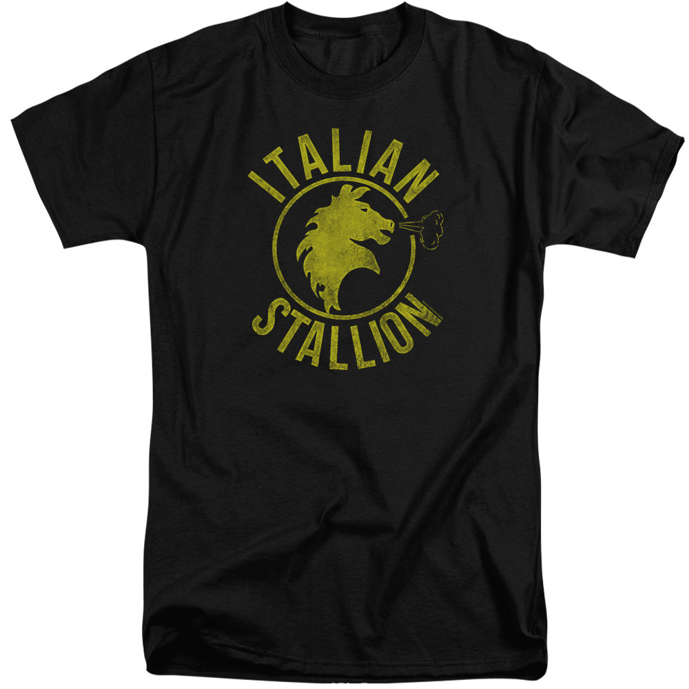 Rocky Italian Stallion Horse Mens Tall T Shirt Black