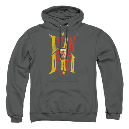 Rocky Iv Ivan Mens Hoodie Charcoal Officially Licensed