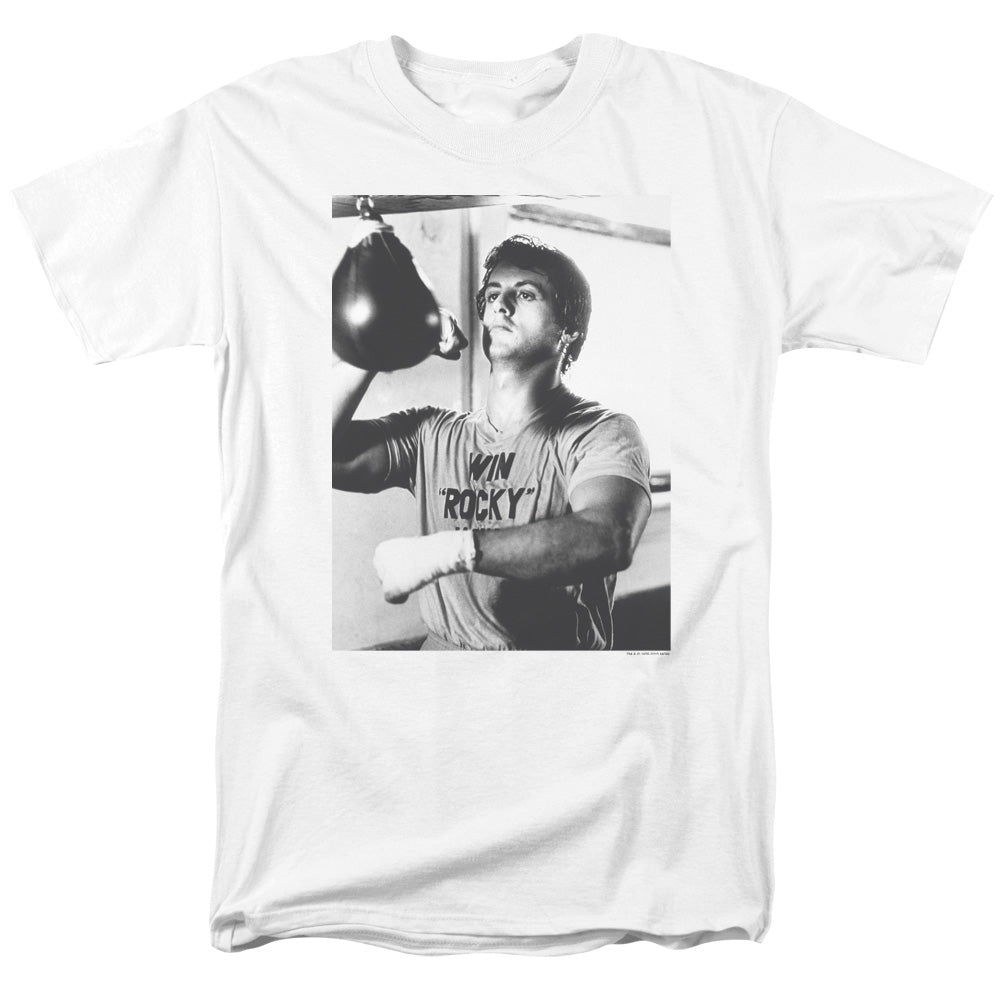 Rocky Square Mens T Shirt White