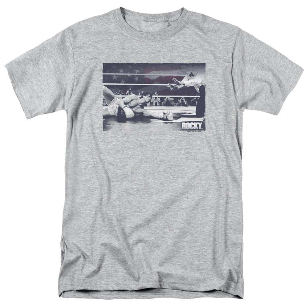 Rocky American Will Mens T Shirt Athletic Heather Officially Licensed