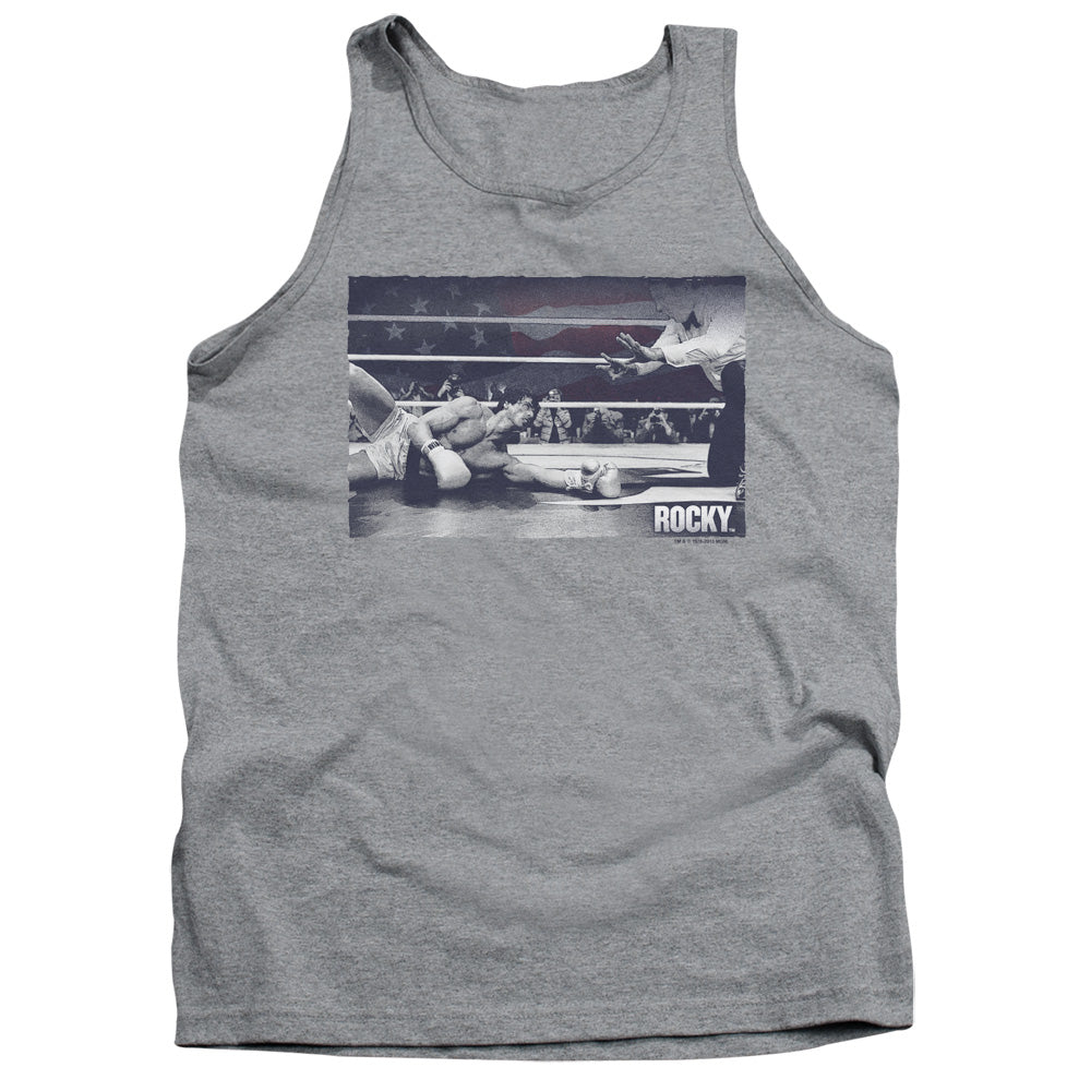 Rocky American Will Mens Tank Top Shirt Athletic Heather